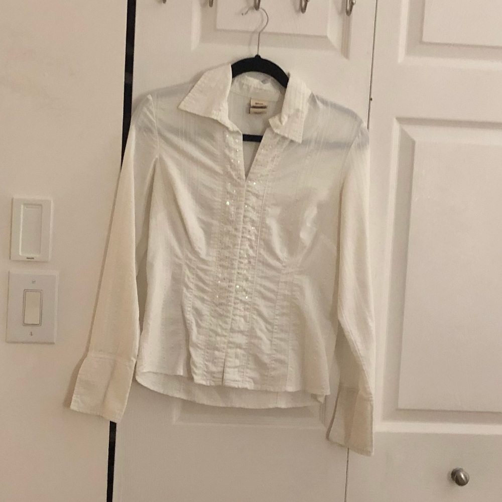 4/$30 Collar Shirt with Sequins 🎈